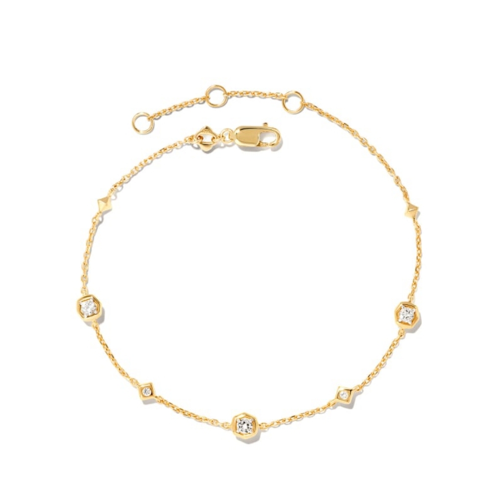 Kendra Scott "Davie" 18k Gold Vermeil Delicate Bracelet